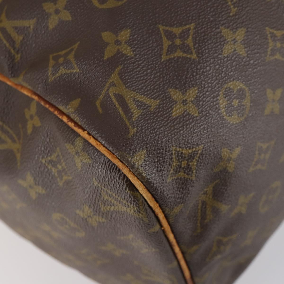 LOUIS VUITTON Monogram Sac Souple 45 Boston Bag M41624 LV Auth 151134