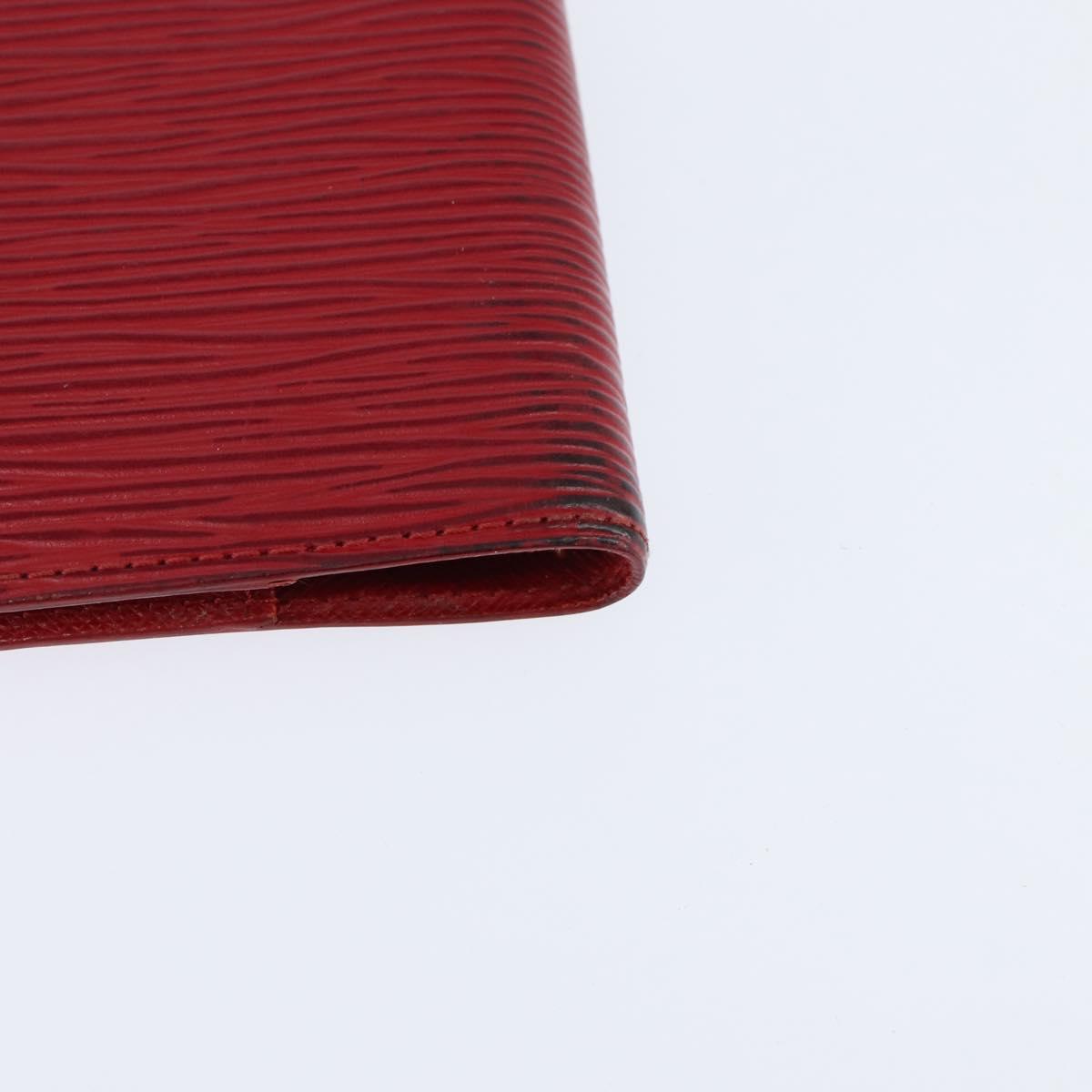 LOUIS VUITTON Epi Agenda PM Day Planner Cover Red R20057 LV Auth 151147