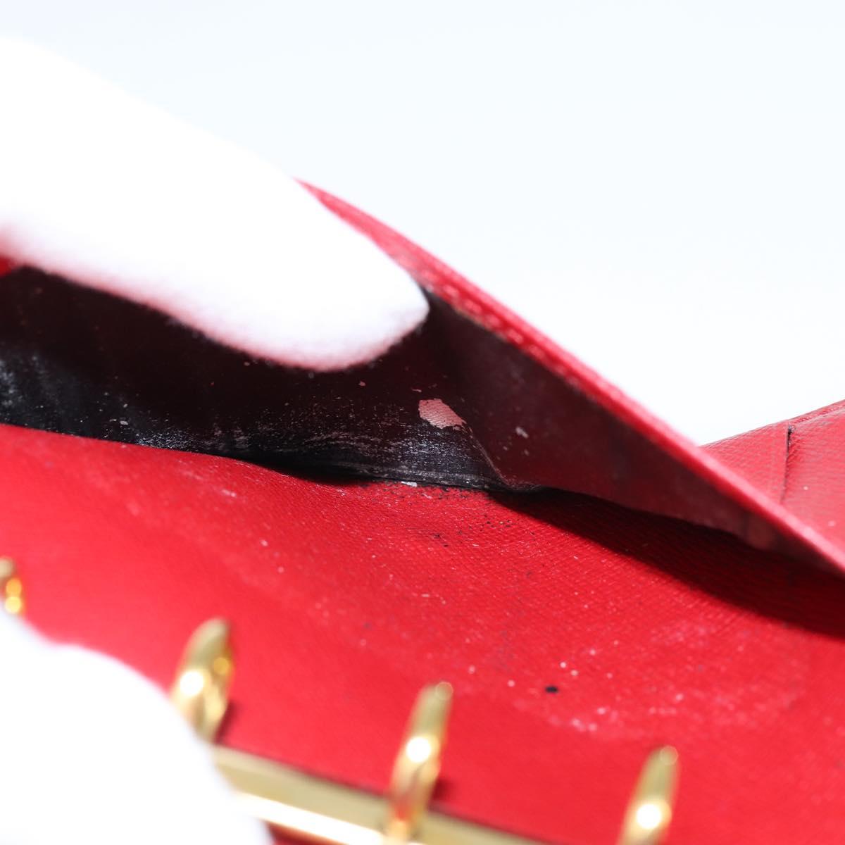 LOUIS VUITTON Epi Agenda PM Day Planner Cover Red R20057 LV Auth 151147