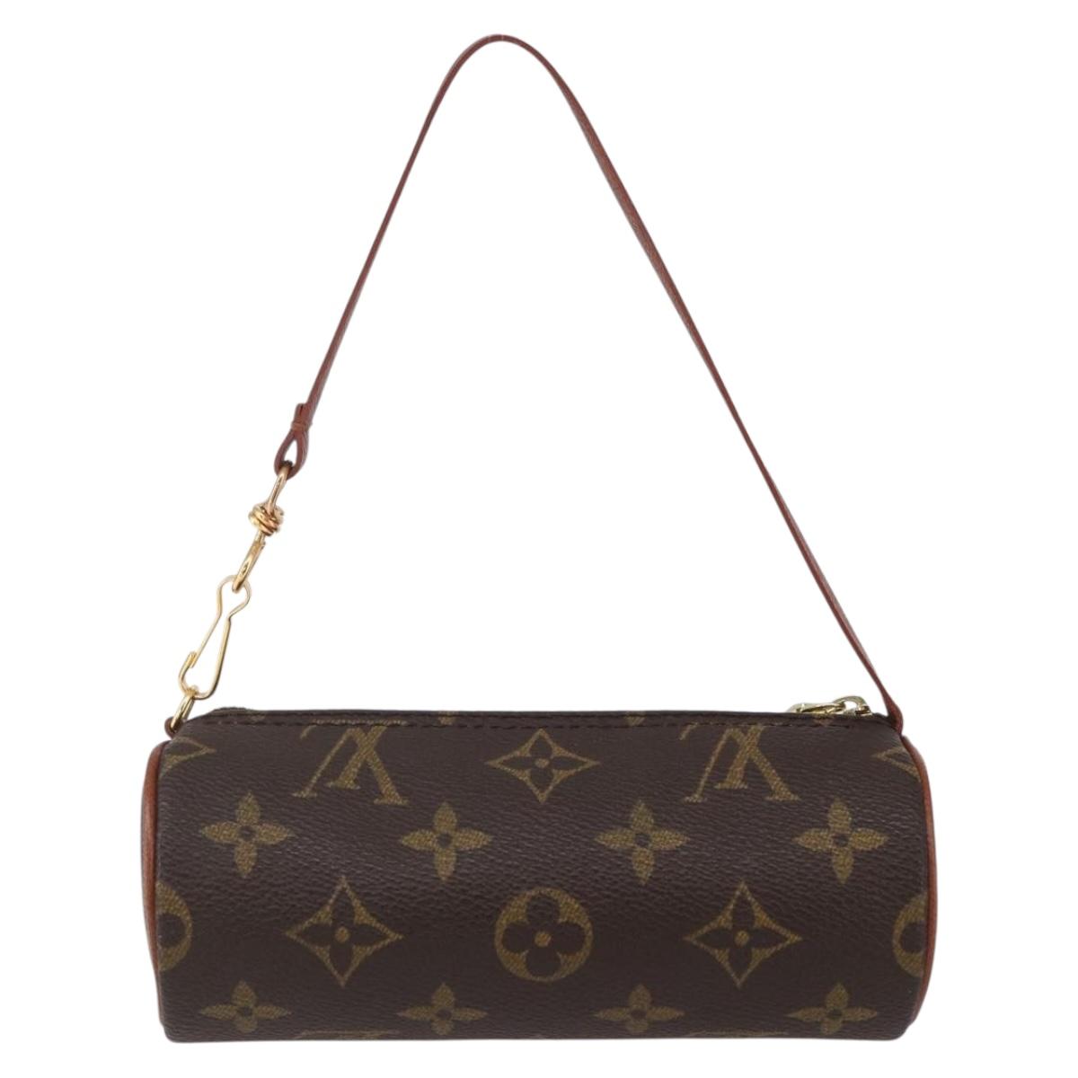 LOUIS VUITTON Monogram Papillon Pouch LV Auth 151150