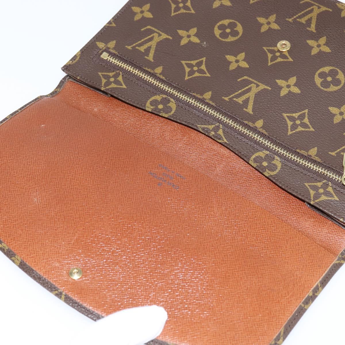 LOUIS VUITTON Monogram Pochette Rabat 23 Clutch Bag M51940 LV Auth 151152