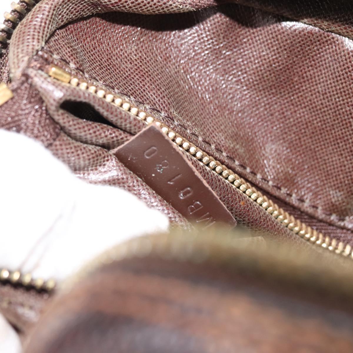 LOUIS VUITTON Damier Ebene Trousse Toilette25 Clutch Bag N47624 LV Auth 151153