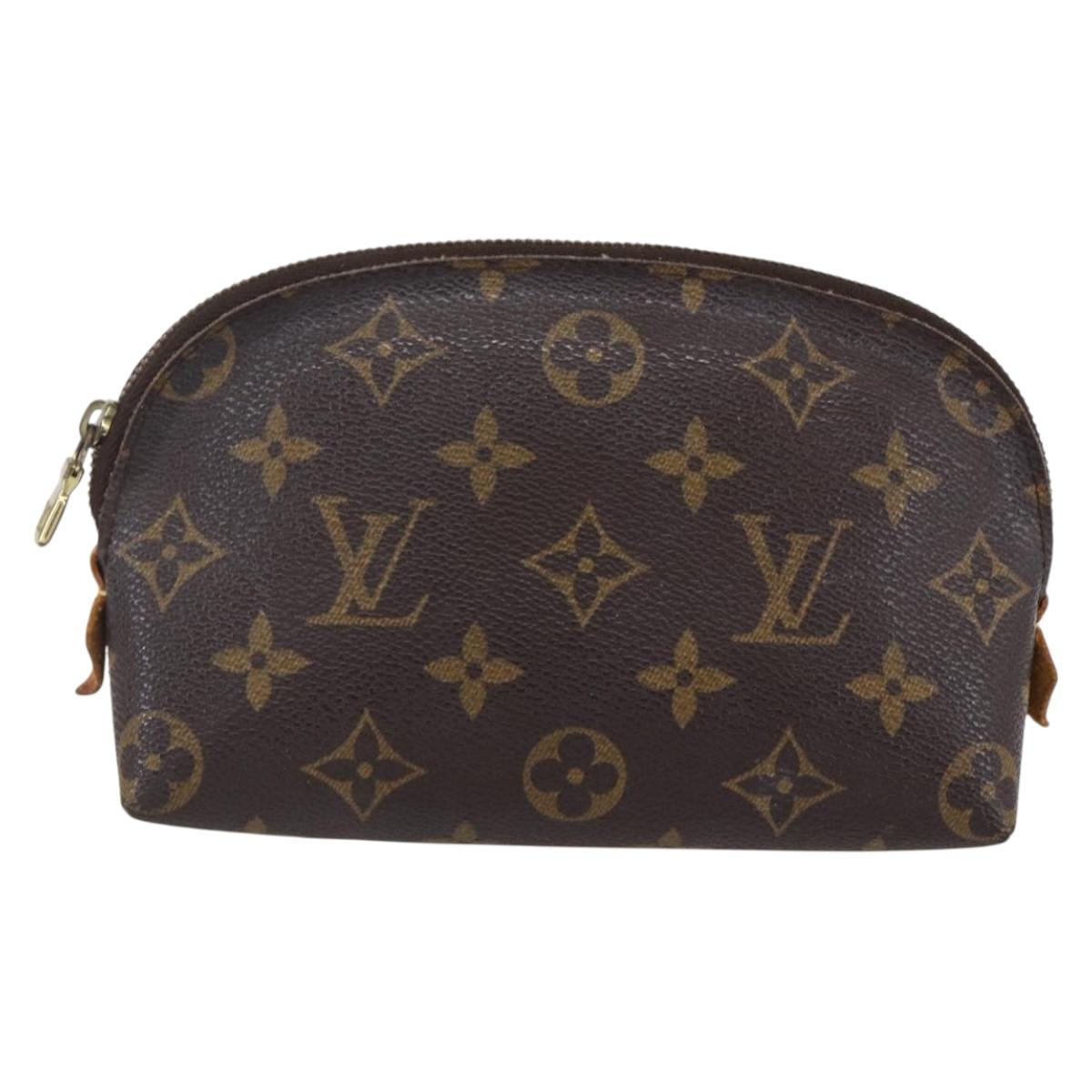 LOUIS VUITTON Monogram Pochette Cosmetic PM Pouch M43998 LV Auth 151154
