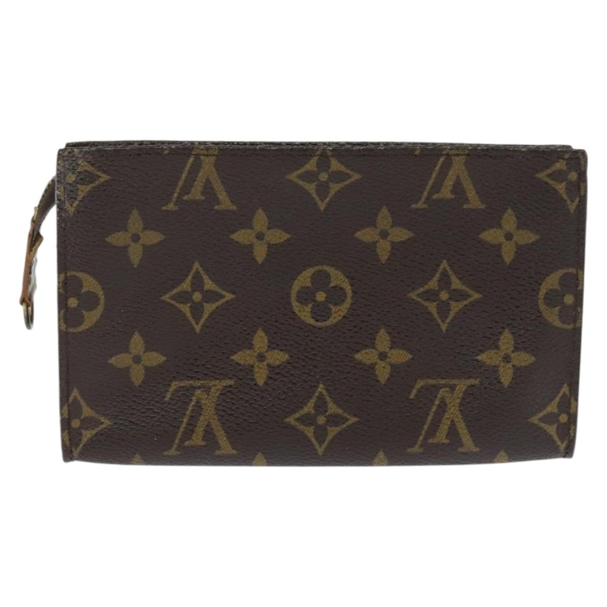 LOUIS VUITTON Monogram Bucket PM Accessory Pouch LV Auth 151160