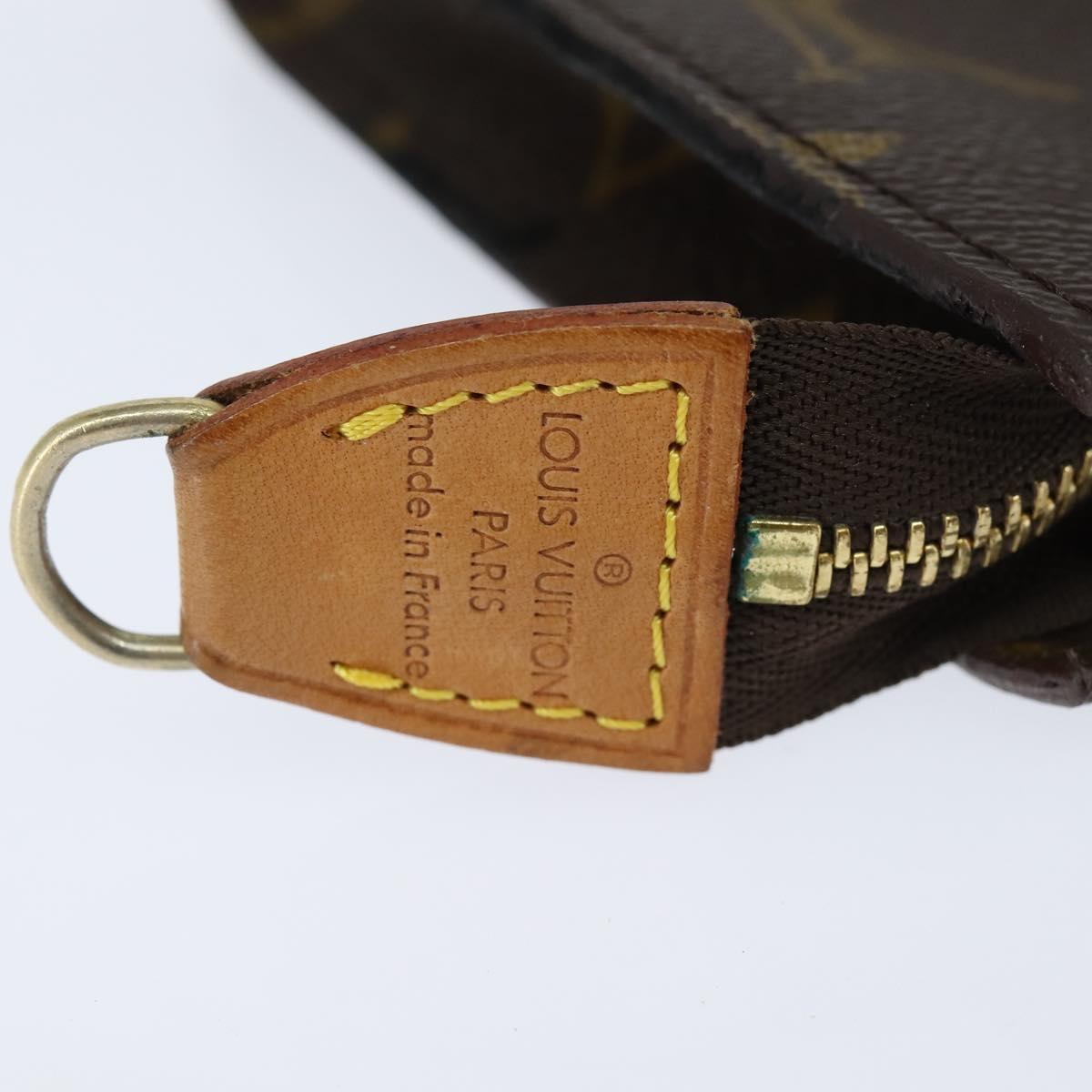 LOUIS VUITTON Monogram Bucket GM Accessory Pouch LV Auth 151162