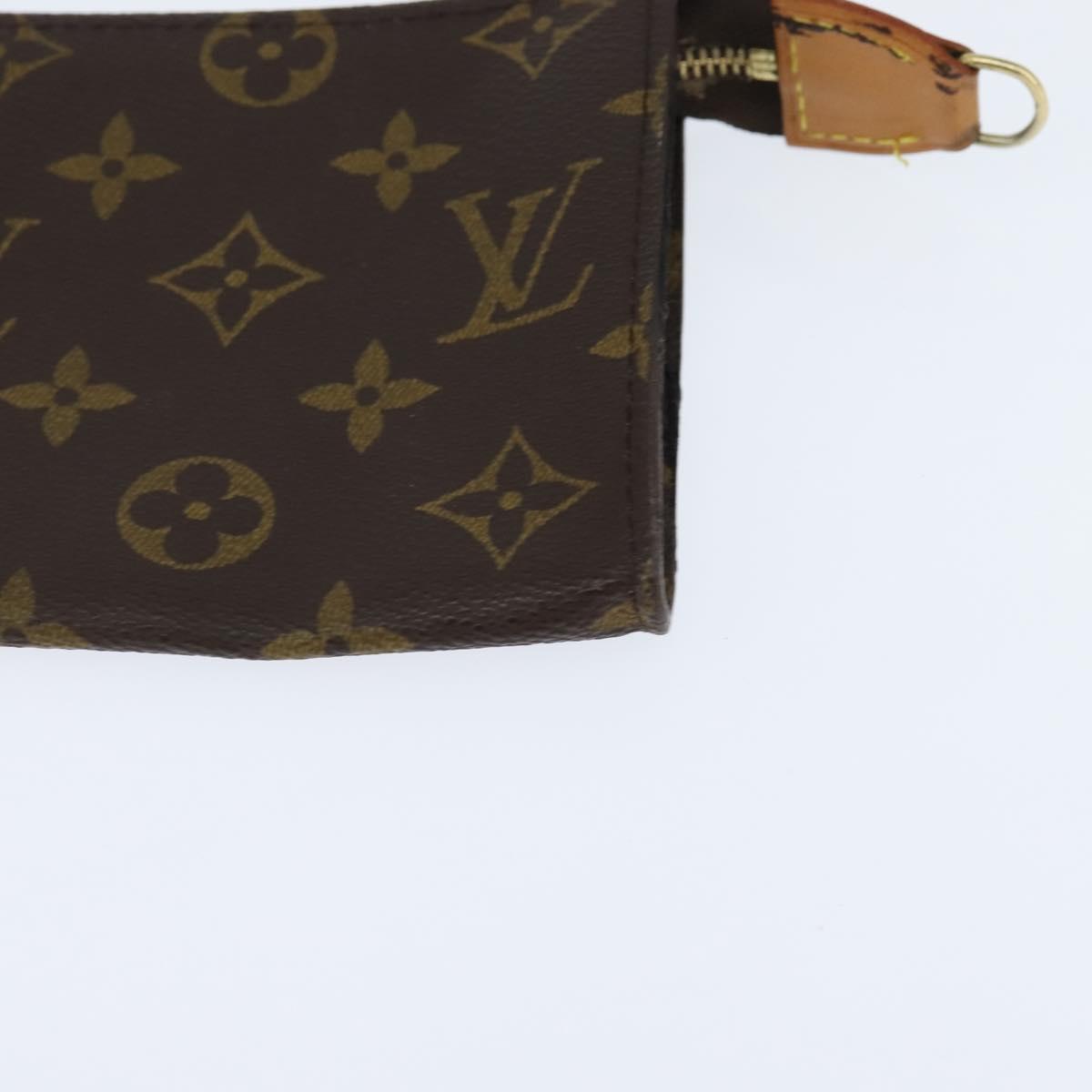 LOUIS VUITTON Monogram Bucket GM Accessory Pouch LV Auth 151162