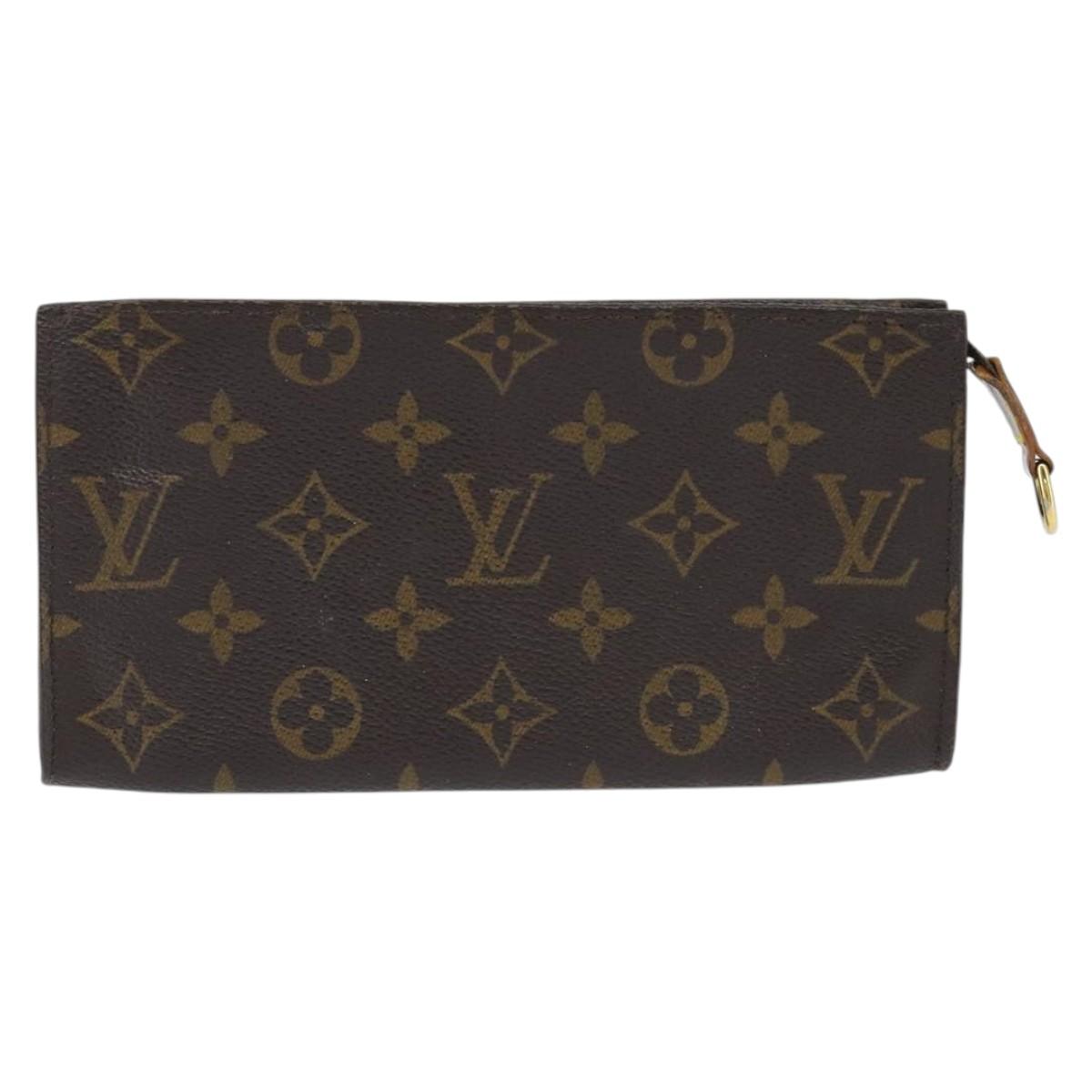 LOUIS VUITTON Monogram Bucket GM Accessory Pouch LV Auth 151163