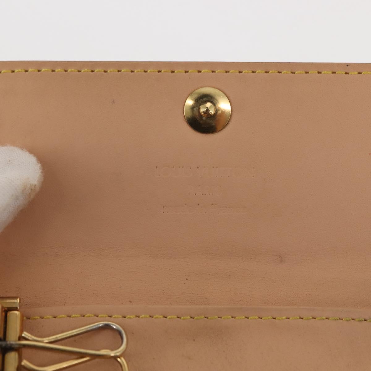 LOUIS VUITTON Monogram Multicolor Multicles 4 Key Case White M93731 Auth 151171