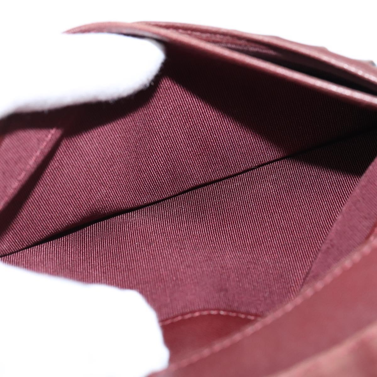 CHANEL Matelasse Long Wallet Lamb Skin Black Silver CC Auth 151173