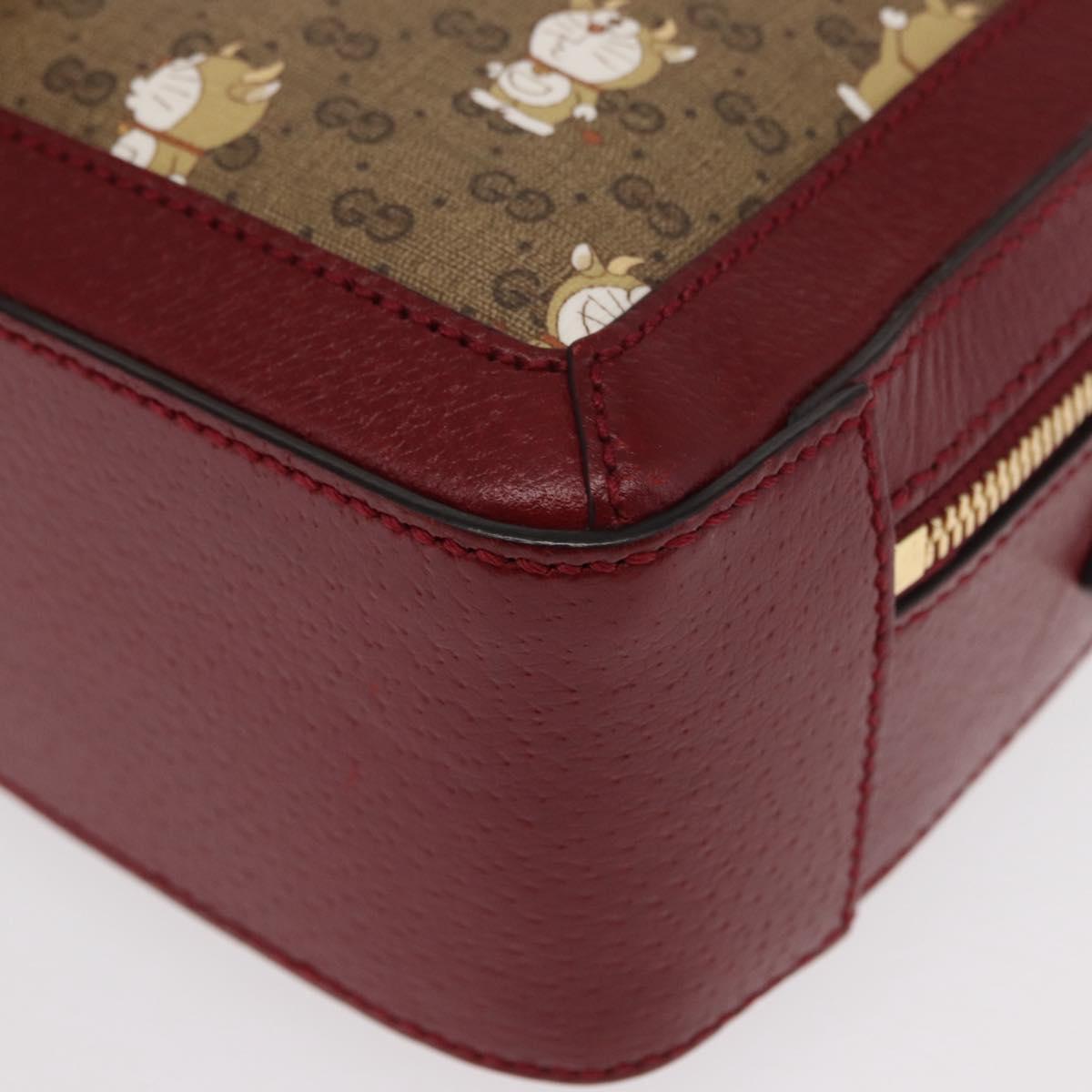 GUCCI Micro GG Supreme Doraemon Collaboration Bag PVC 655596 Auth 151200SAM