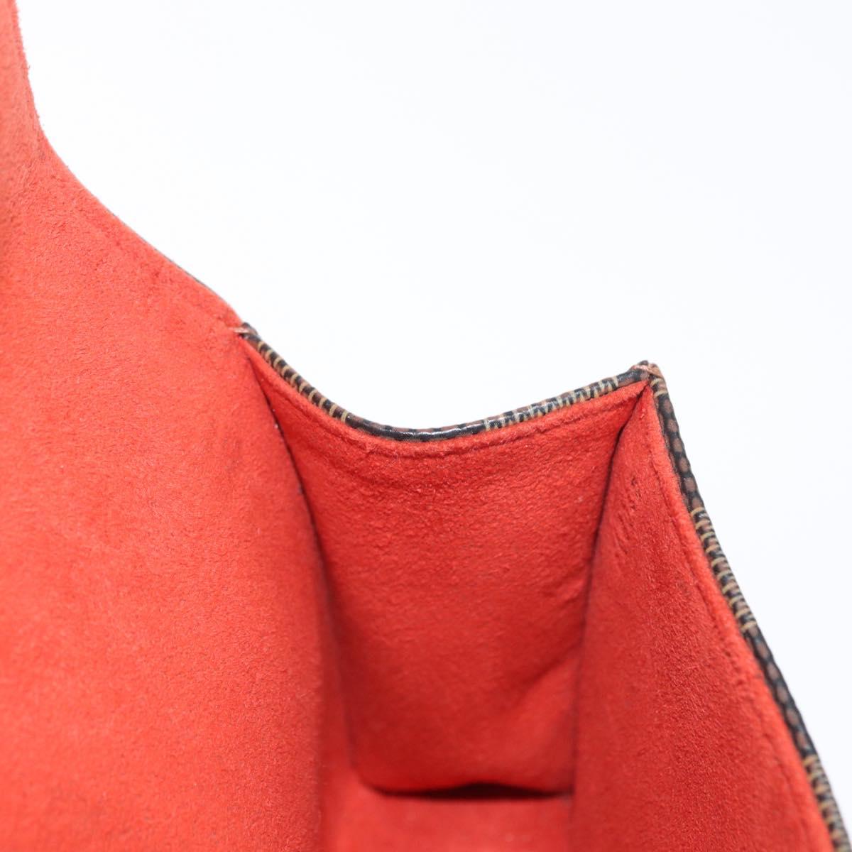 LOUIS VUITTON Damier Ebene Pochette Florentine Waist Bag N51856 LV Auth 151202V