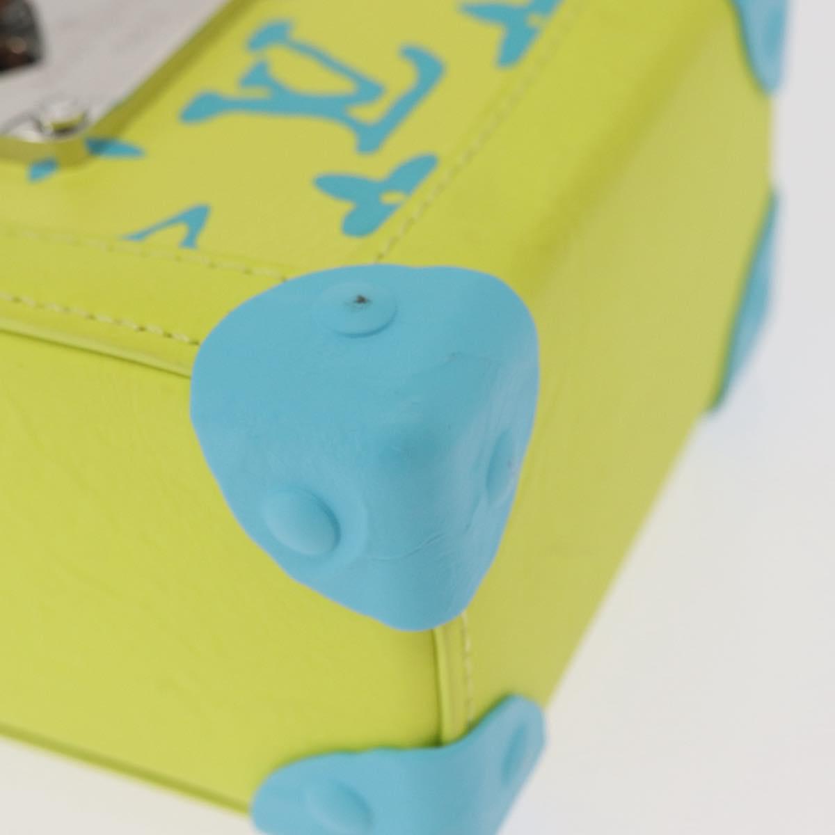 LOUIS VUITTON Monogram Playground Vertical Trunk Bag Yellow M82007 Auth 151204SM