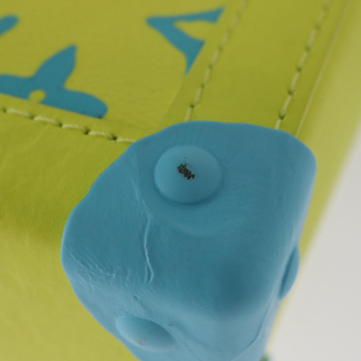 LOUIS VUITTON Monogram Playground Vertical Trunk Bag Yellow M82007 Auth 151204SM