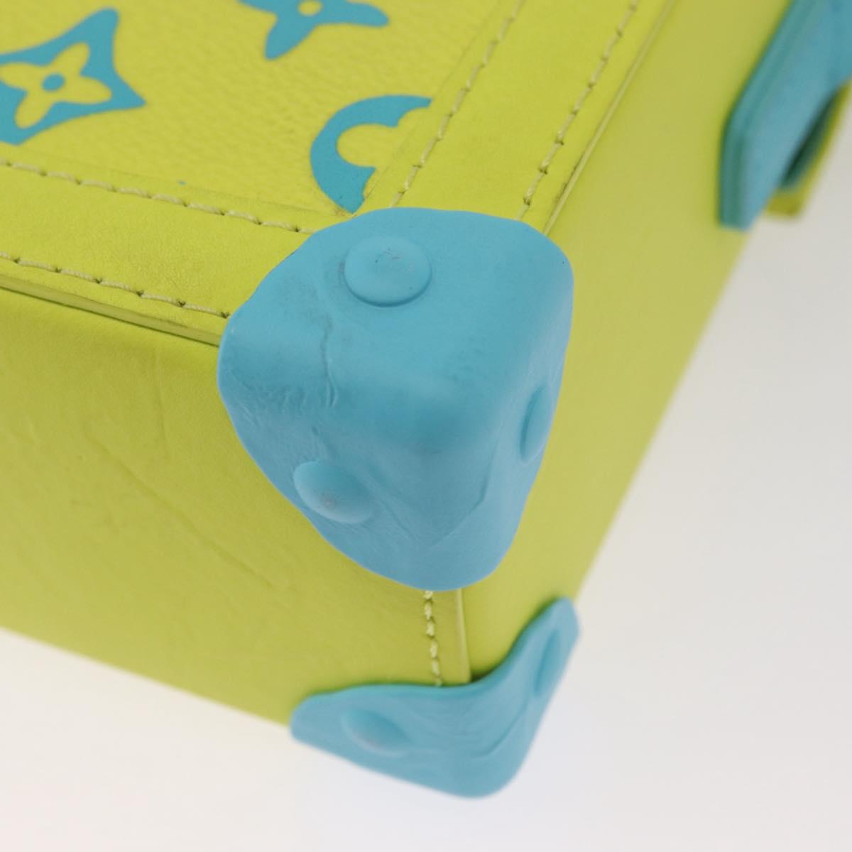 LOUIS VUITTON Monogram Playground Vertical Trunk Bag Yellow M82007 Auth 151204SM