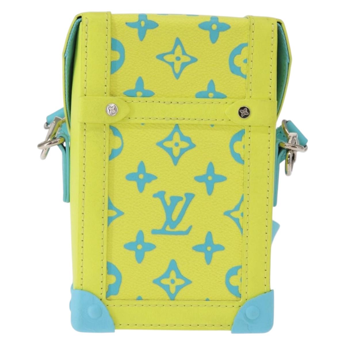 LOUIS VUITTON Monogram Playground Vertical Trunk Bag Yellow M82007 Auth 151204SM