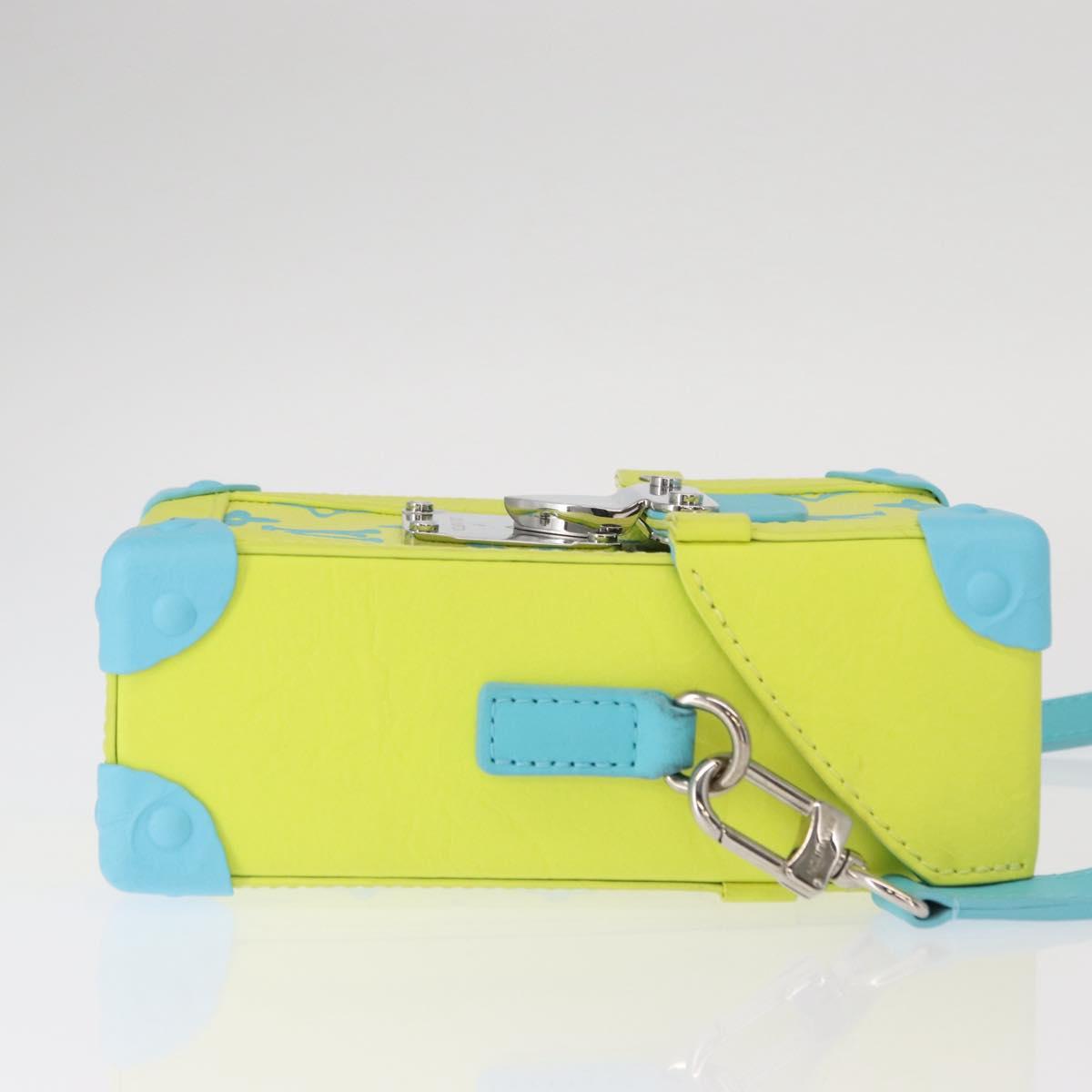 LOUIS VUITTON Monogram Playground Vertical Trunk Bag Yellow M82007 Auth 151204SM