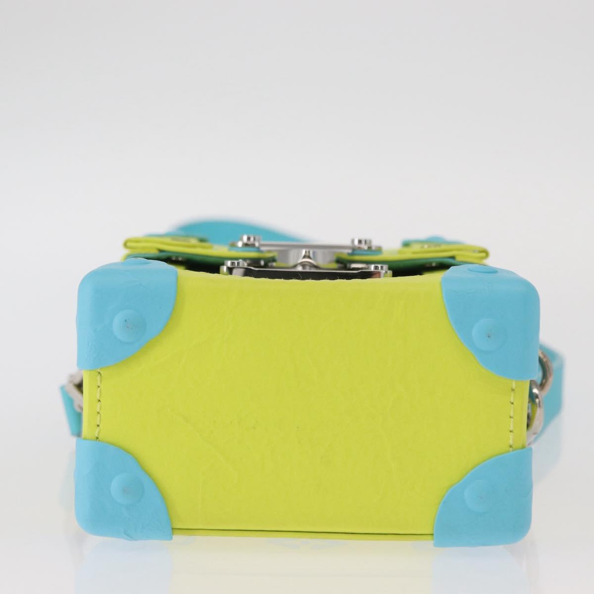 LOUIS VUITTON Monogram Playground Vertical Trunk Bag Yellow M82007 Auth 151204SM