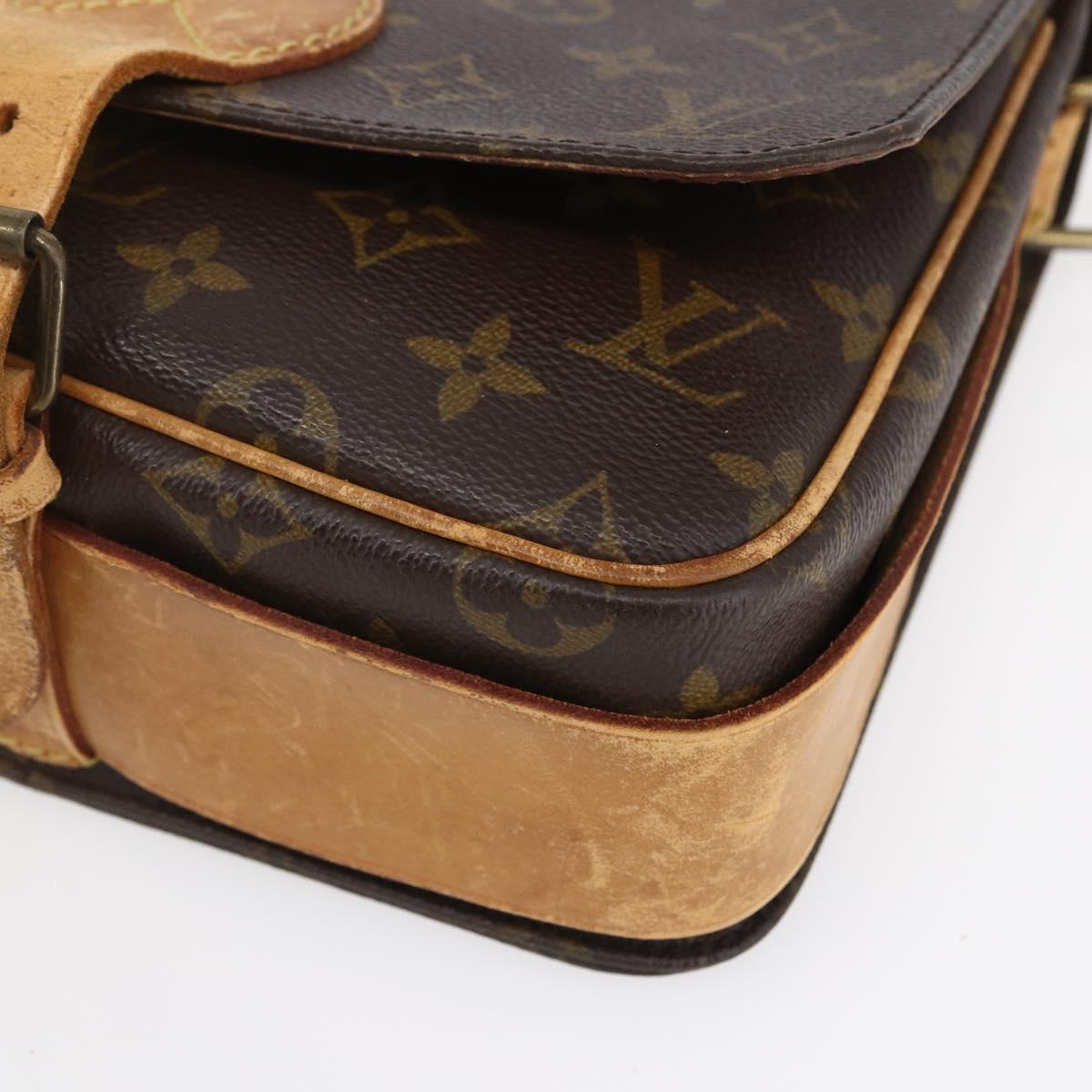 LOUIS VUITTON Monogram Cartouchiere MM Shoulder Bag M51253 LV Auth 151222