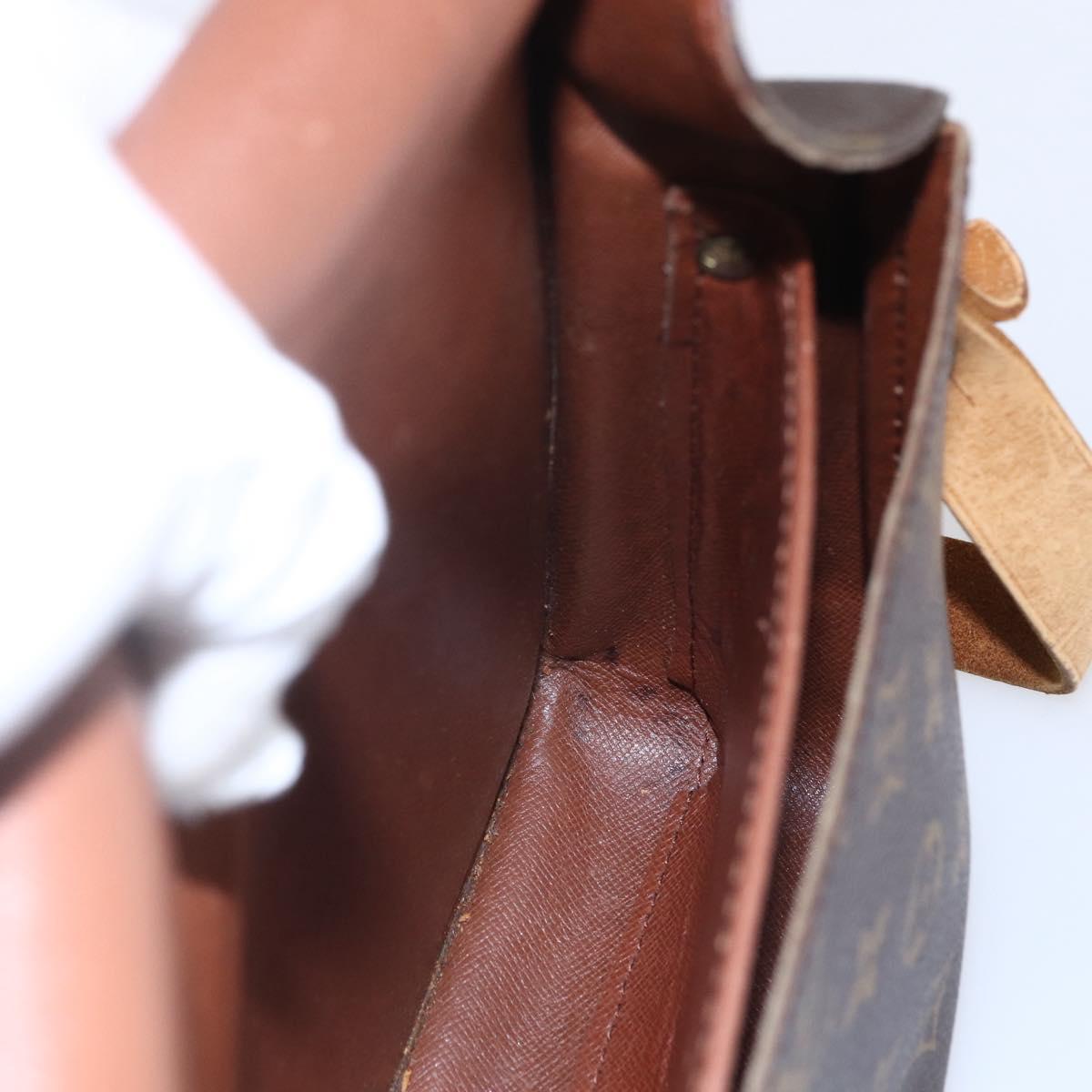 LOUIS VUITTON Monogram Cartouchiere MM Shoulder Bag M51253 LV Auth 151222