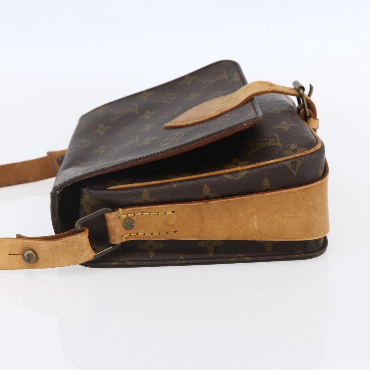 LOUIS VUITTON Monogram Cartouchiere MM Shoulder Bag M51253 LV Auth 151222