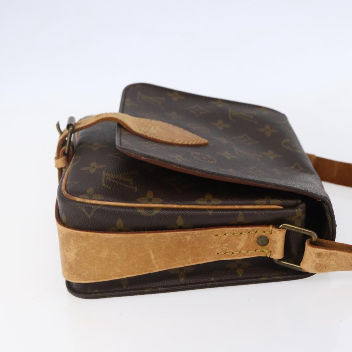 LOUIS VUITTON Monogram Cartouchiere MM Shoulder Bag M51253 LV Auth 151222