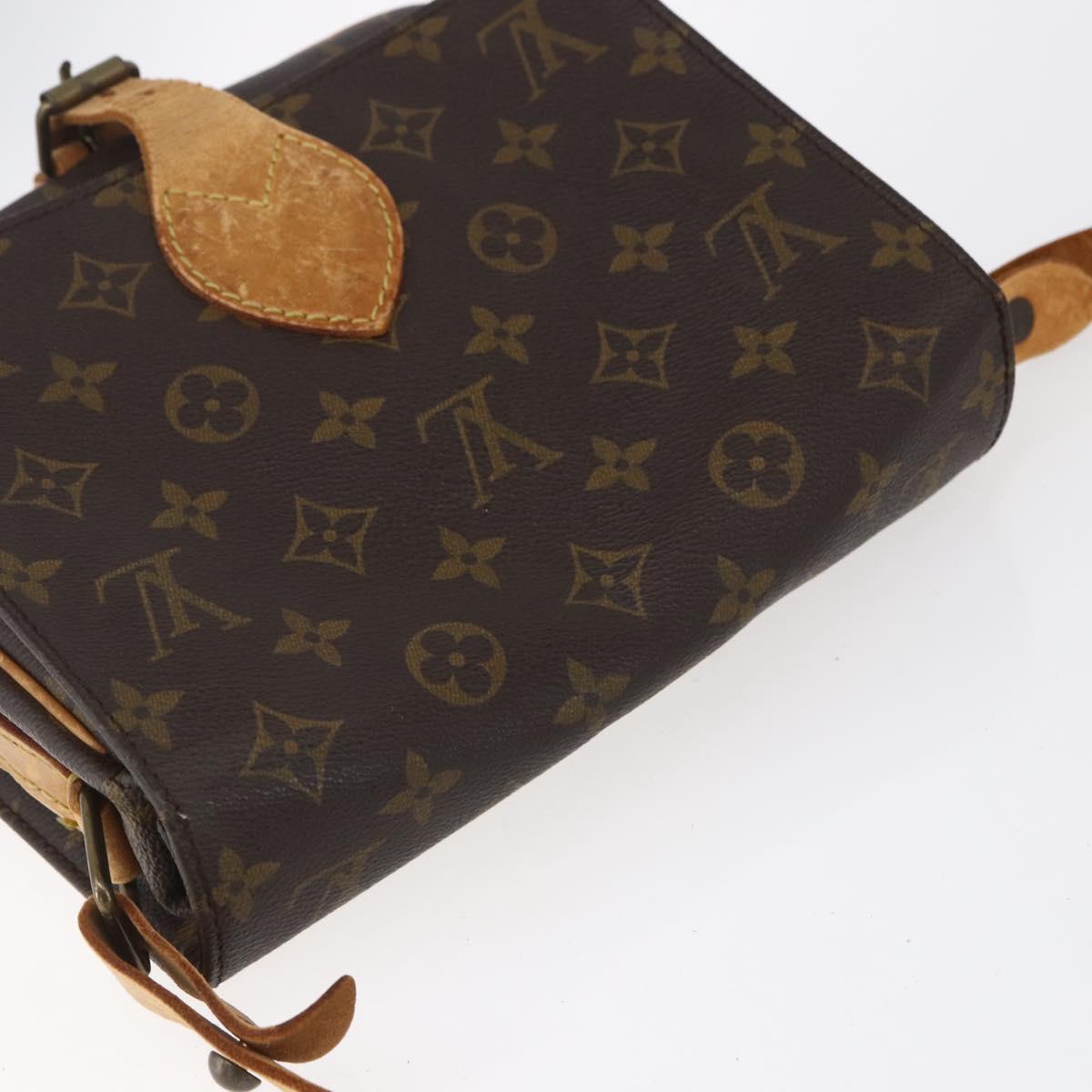 LOUIS VUITTON Monogram Cartouchiere MM Shoulder Bag M51253 LV Auth 151222