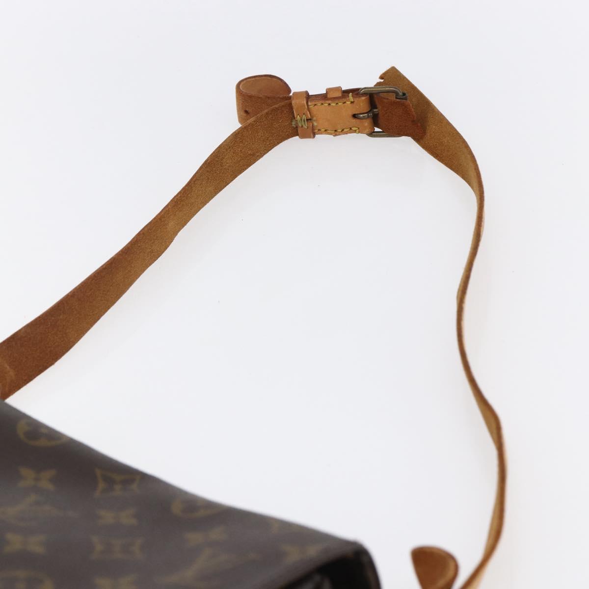 LOUIS VUITTON Monogram Cartouchiere MM Shoulder Bag M51253 LV Auth 151222