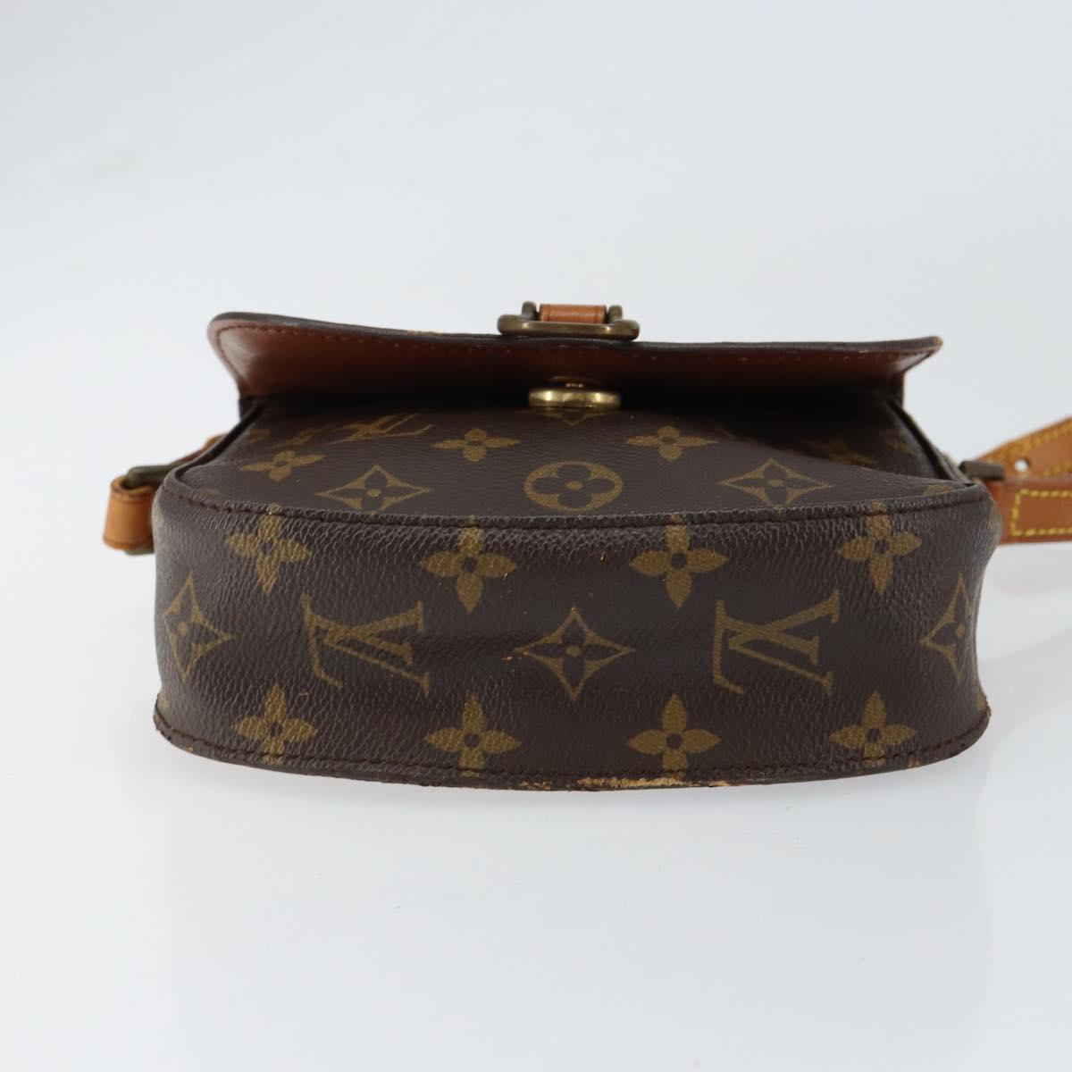 LOUIS VUITTON Monogram Saint Cloud PM Shoulder Bag M51244 LV Auth 151225