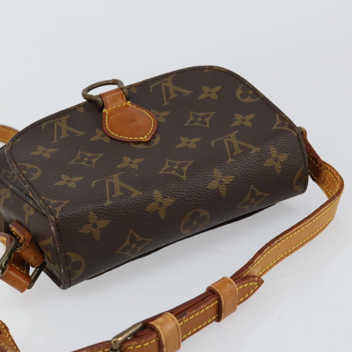 LOUIS VUITTON Monogram Saint Cloud PM Shoulder Bag M51244 LV Auth 151225