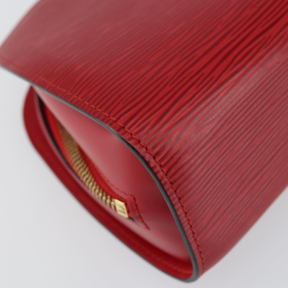 LOUIS VUITTON Epi Dauphine MM Pouch Red M48457 LV Auth 151231