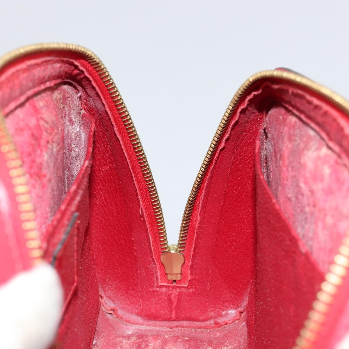 LOUIS VUITTON Epi Dauphine MM Pouch Red M48457 LV Auth 151231