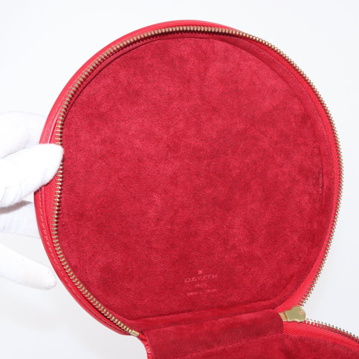 LOUIS VUITTON Epi Cannes Hand Bag Red M48037 LV Auth 151232