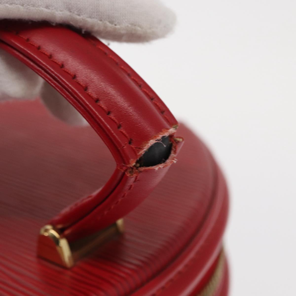 LOUIS VUITTON Epi Cannes Hand Bag Red M48037 LV Auth 151232
