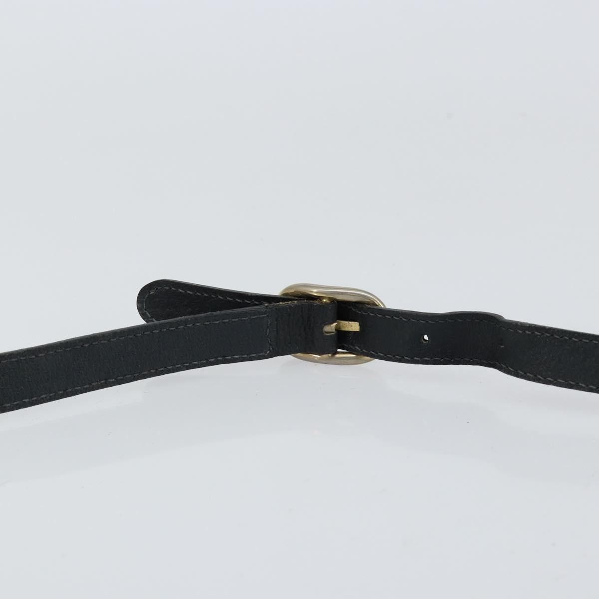 GUCCI GG Supreme Sherry Line Bag PVC Leather Navy Gold 56 02 004 Auth 151234