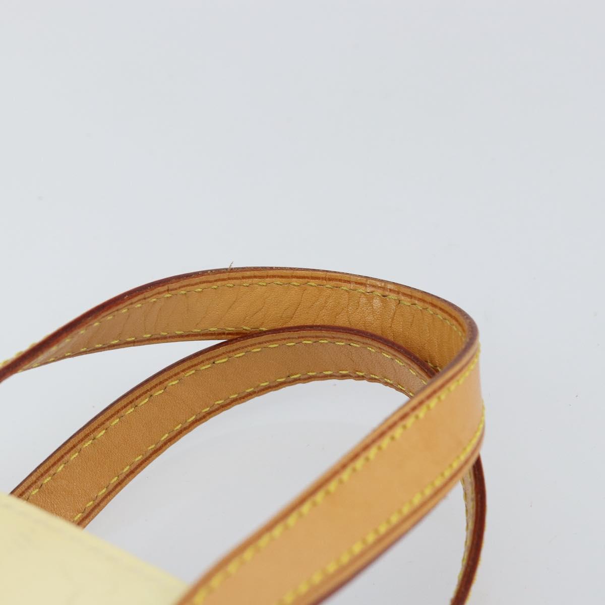 LOUIS VUITTON Monogram Vernis Reade PM Hand Bag Perle M91336 LV Auth 151238