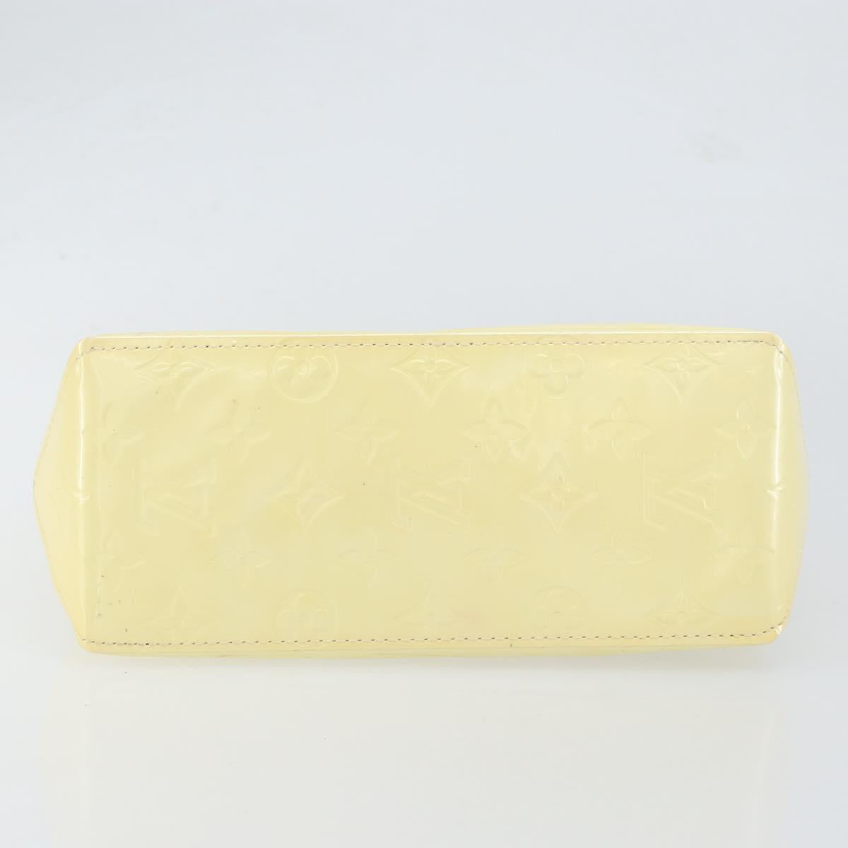 LOUIS VUITTON Monogram Vernis Reade PM Hand Bag Perle M91336 LV Auth 151238