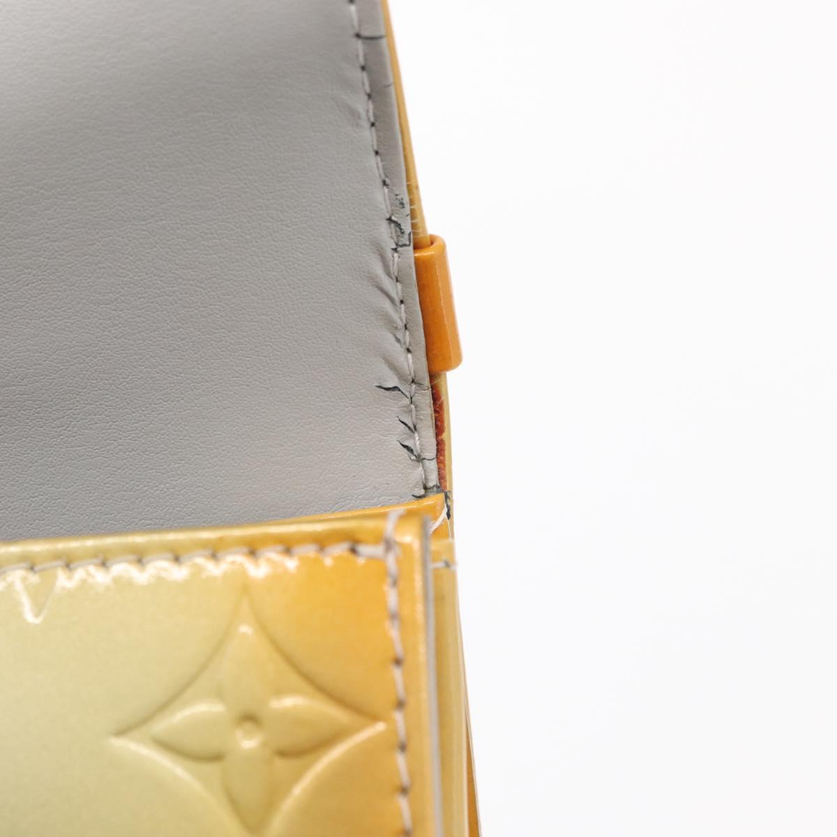 LOUIS VUITTON Monogram Vernis Spring street Hand Bag Gris M91029 LV Auth 151239