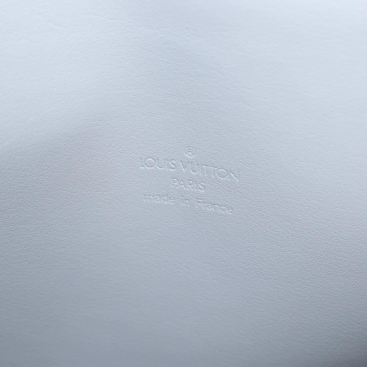 LOUIS VUITTON Monogram Vernis Spring street Hand Bag Gris M91029 LV Auth 151239