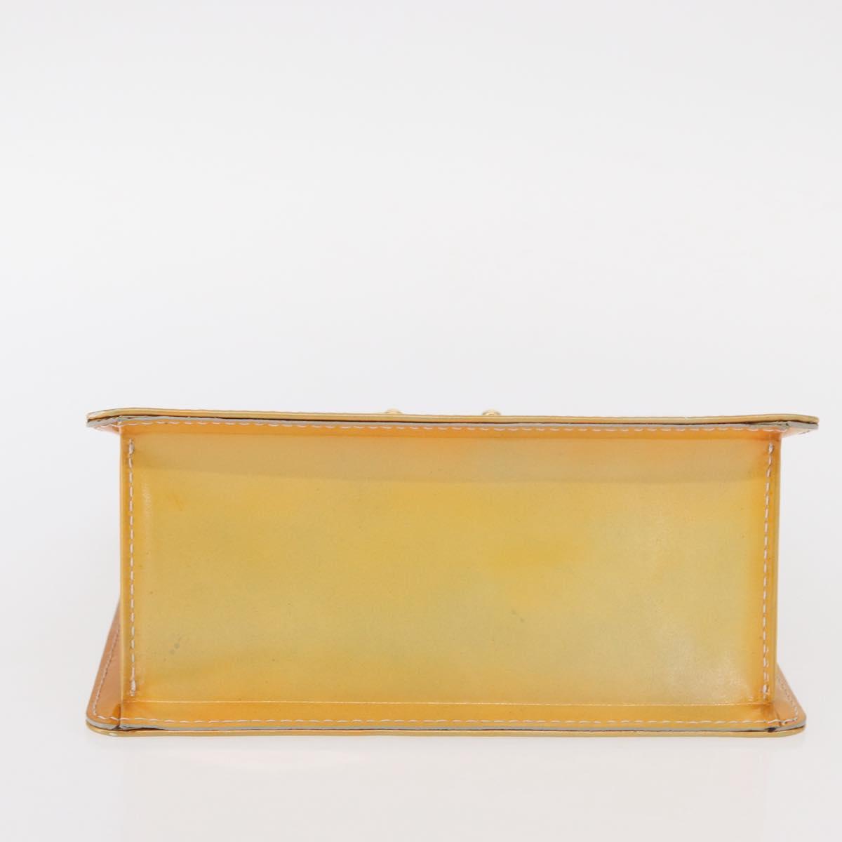 LOUIS VUITTON Monogram Vernis Spring street Hand Bag Gris M91029 LV Auth 151239