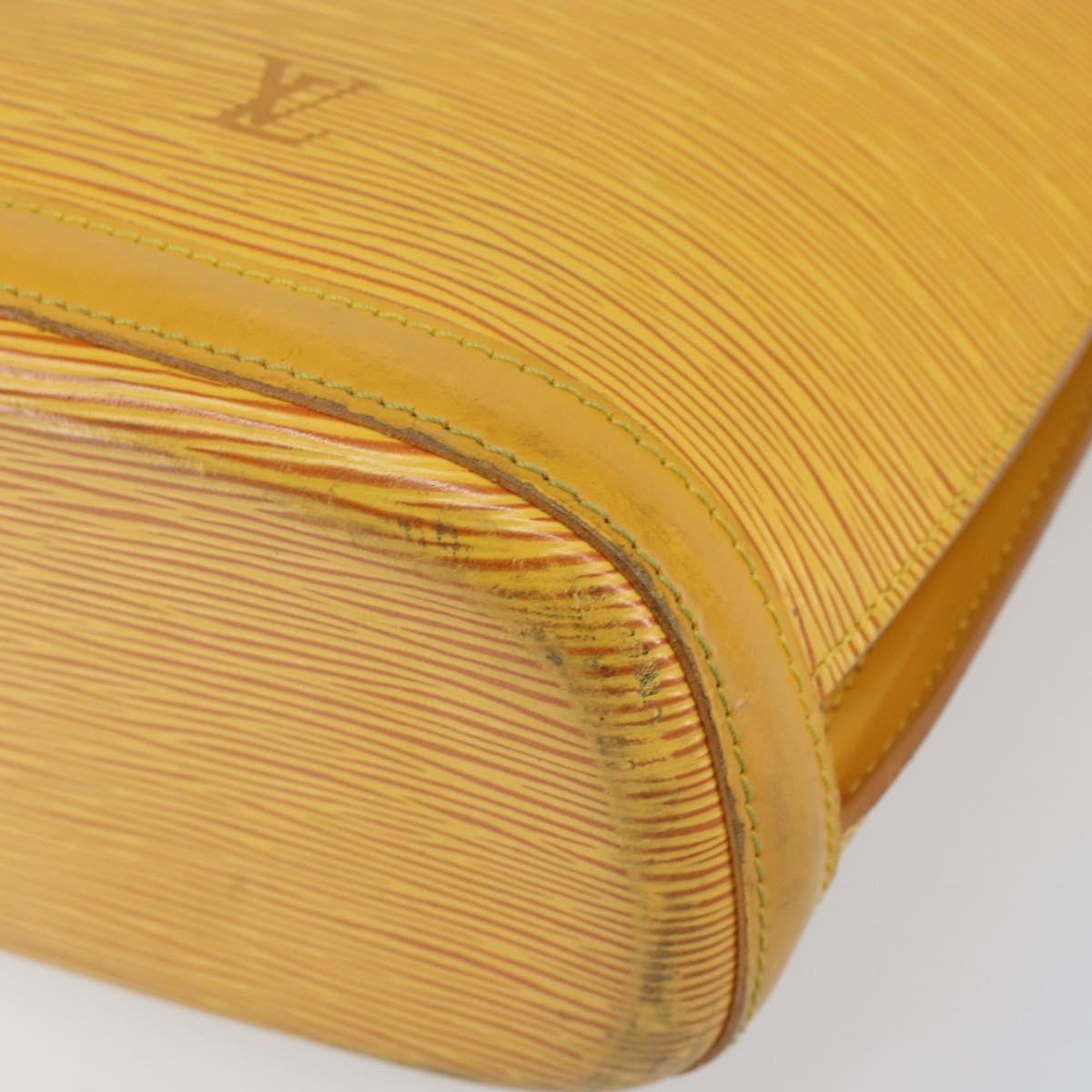 LOUIS VUITTON Epi Lussac Shoulder Bag Yellow M52289 LV Auth 151240