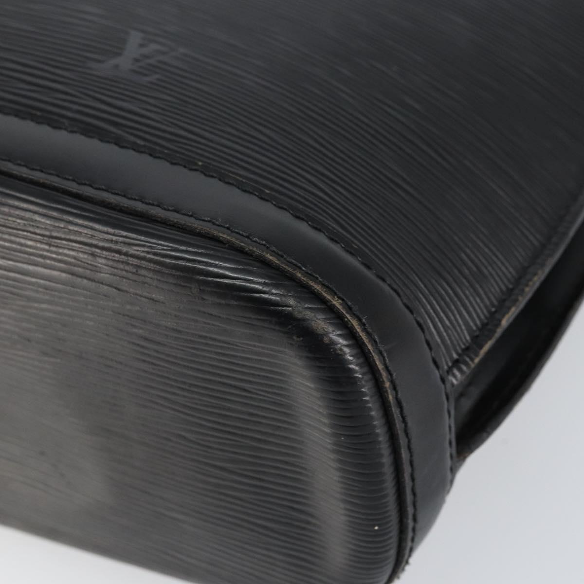 LOUIS VUITTON Epi Lussac Shoulder Bag Black M52282 LV Auth 151241