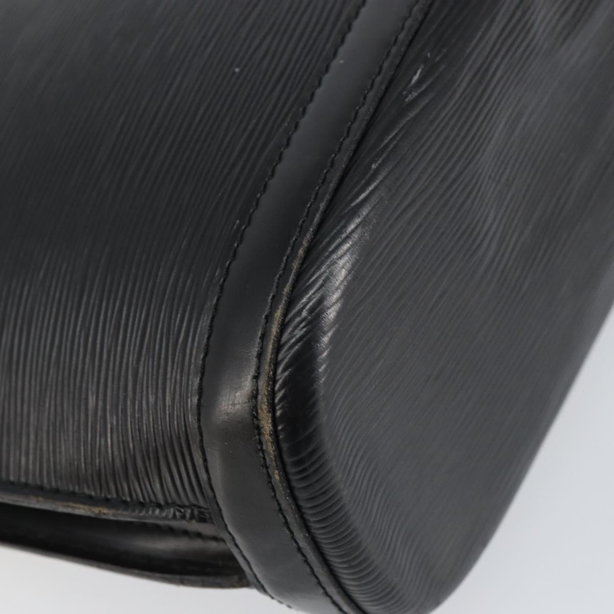 LOUIS VUITTON Epi Lussac Shoulder Bag Black M52282 LV Auth 151241