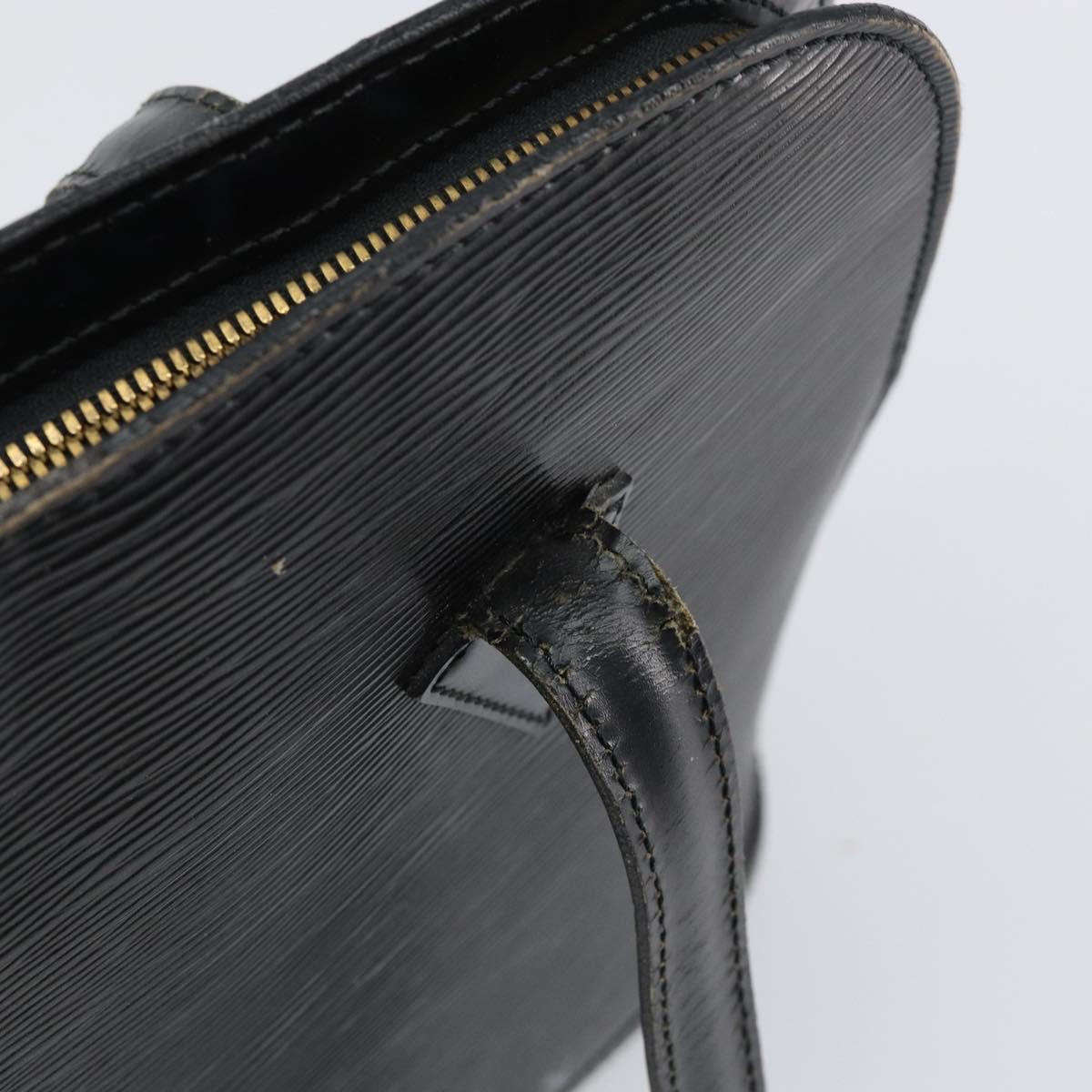 LOUIS VUITTON Epi Lussac Shoulder Bag Black M52282 LV Auth 151241