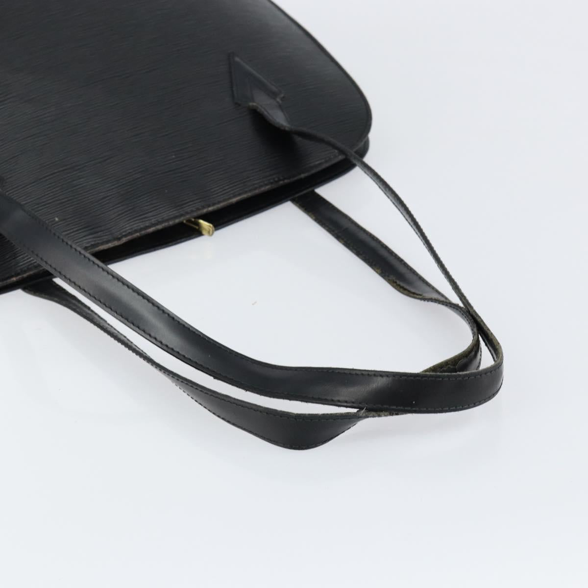 LOUIS VUITTON Epi Lussac Shoulder Bag Black M52282 LV Auth 151241