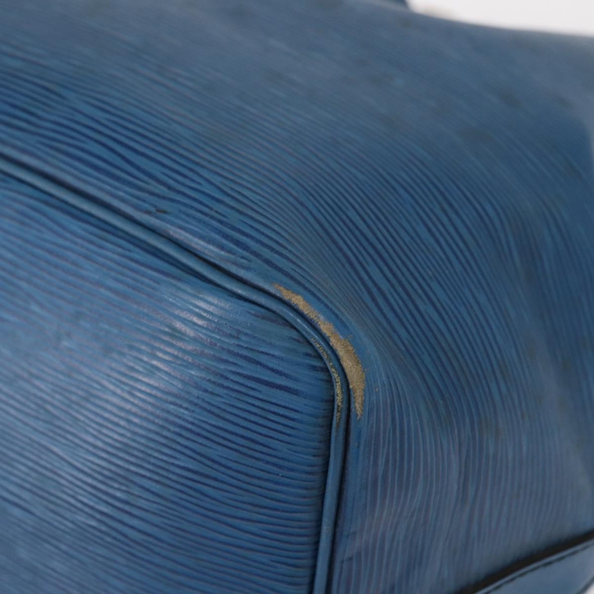 LOUIS VUITTON Epi Petit Noe Shoulder Bag Blue M44105 LV Auth 151242