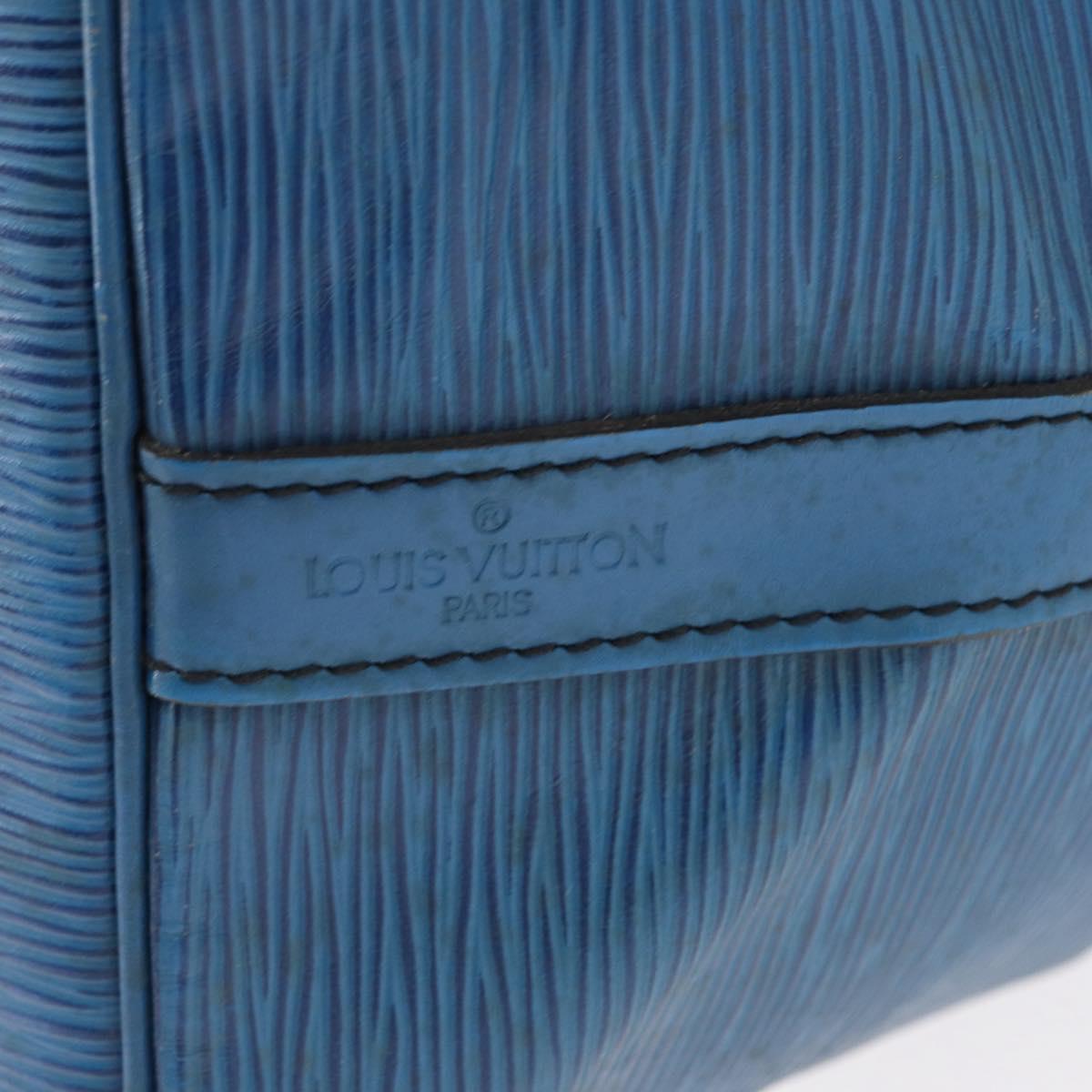 LOUIS VUITTON Epi Petit Noe Shoulder Bag Blue M44105 LV Auth 151242