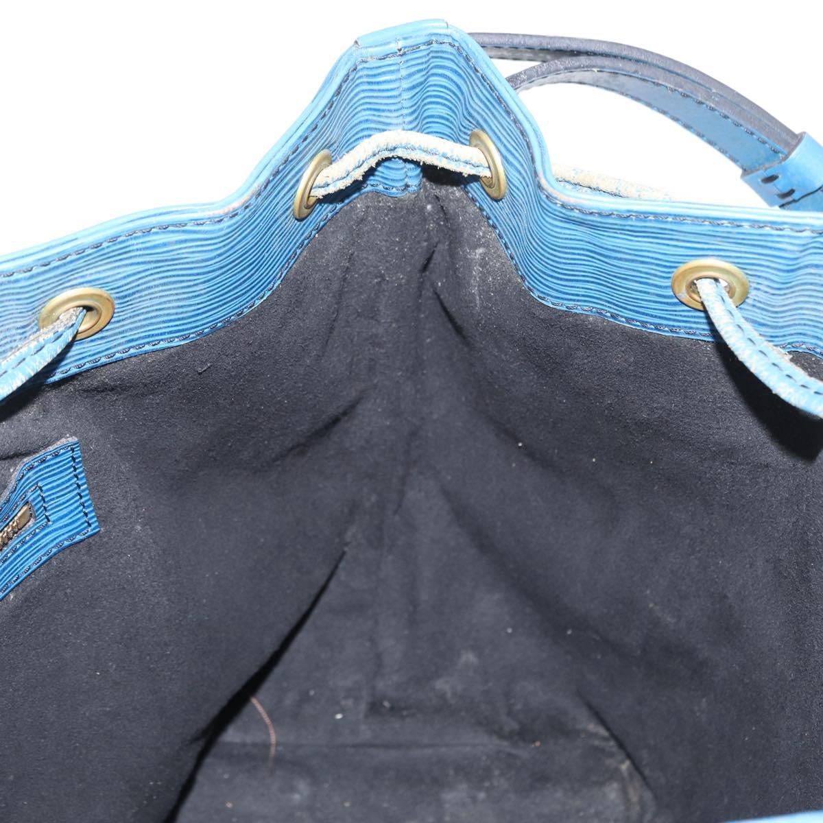 LOUIS VUITTON Epi Petit Noe Shoulder Bag Blue M44105 LV Auth 151242