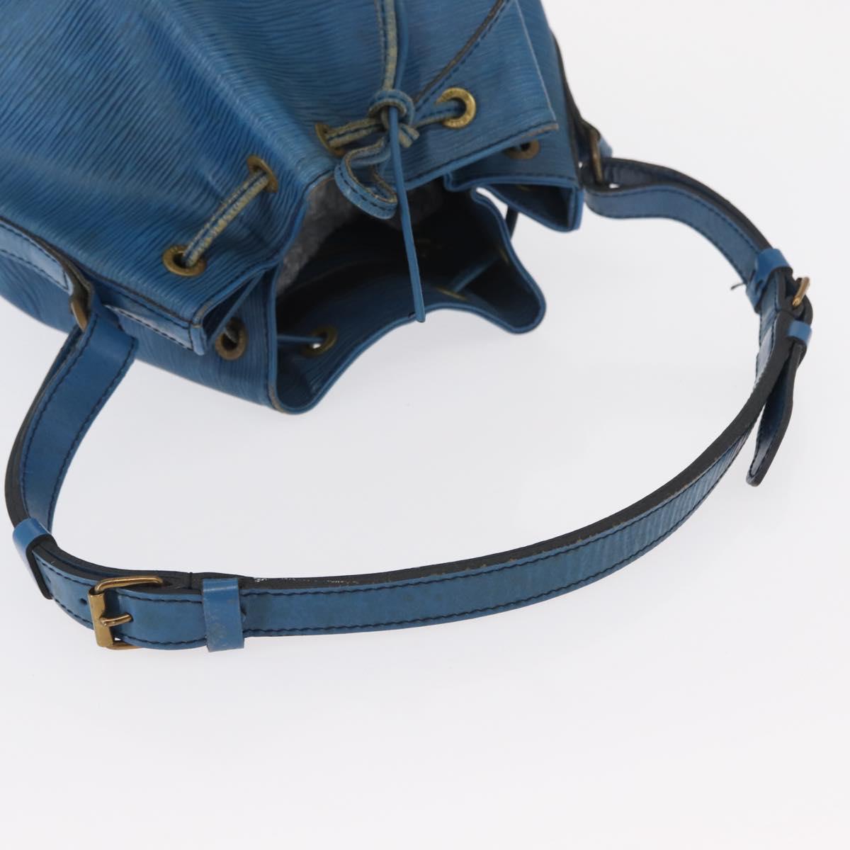 LOUIS VUITTON Epi Petit Noe Shoulder Bag Blue M44105 LV Auth 151242