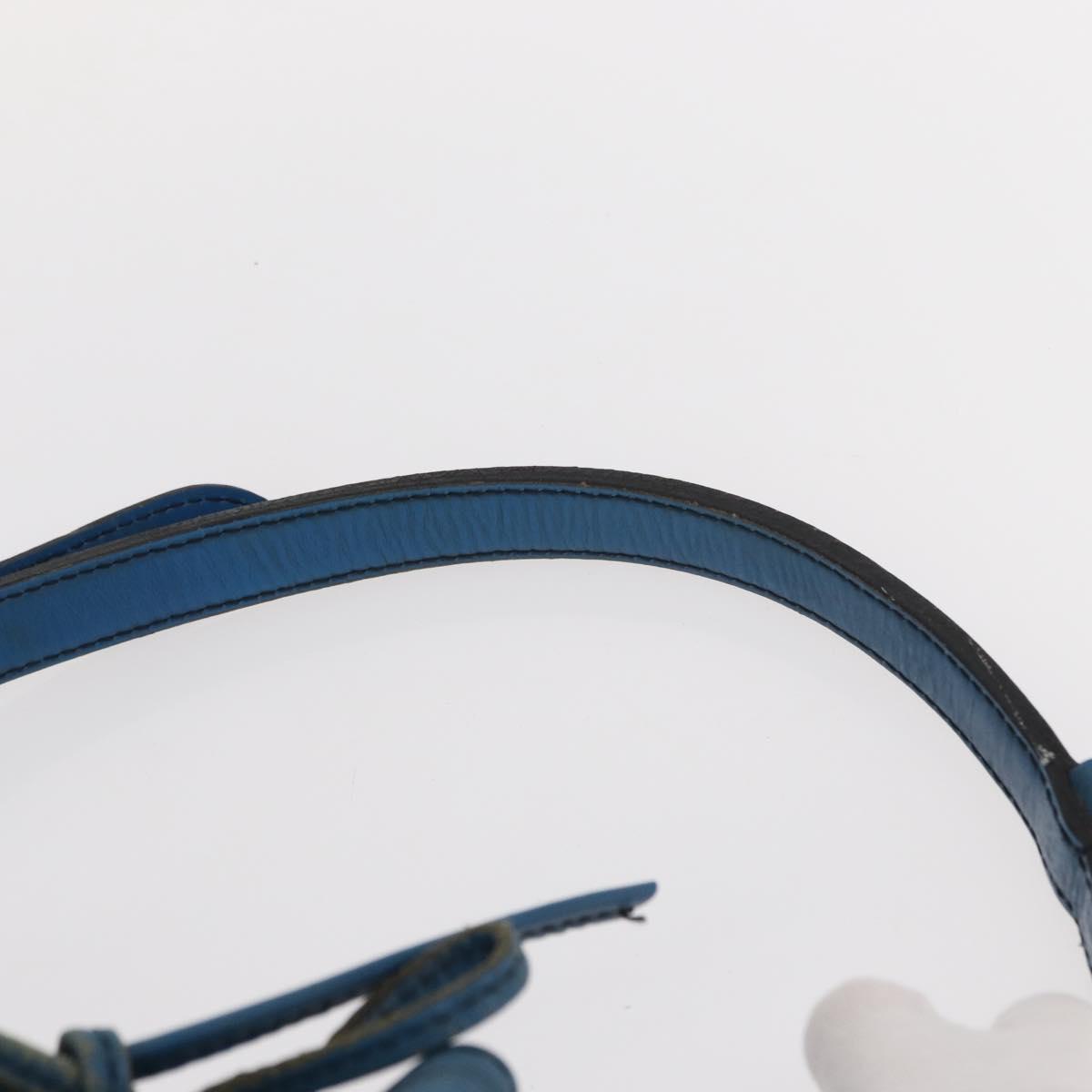 LOUIS VUITTON Epi Petit Noe Shoulder Bag Blue M44105 LV Auth 151242