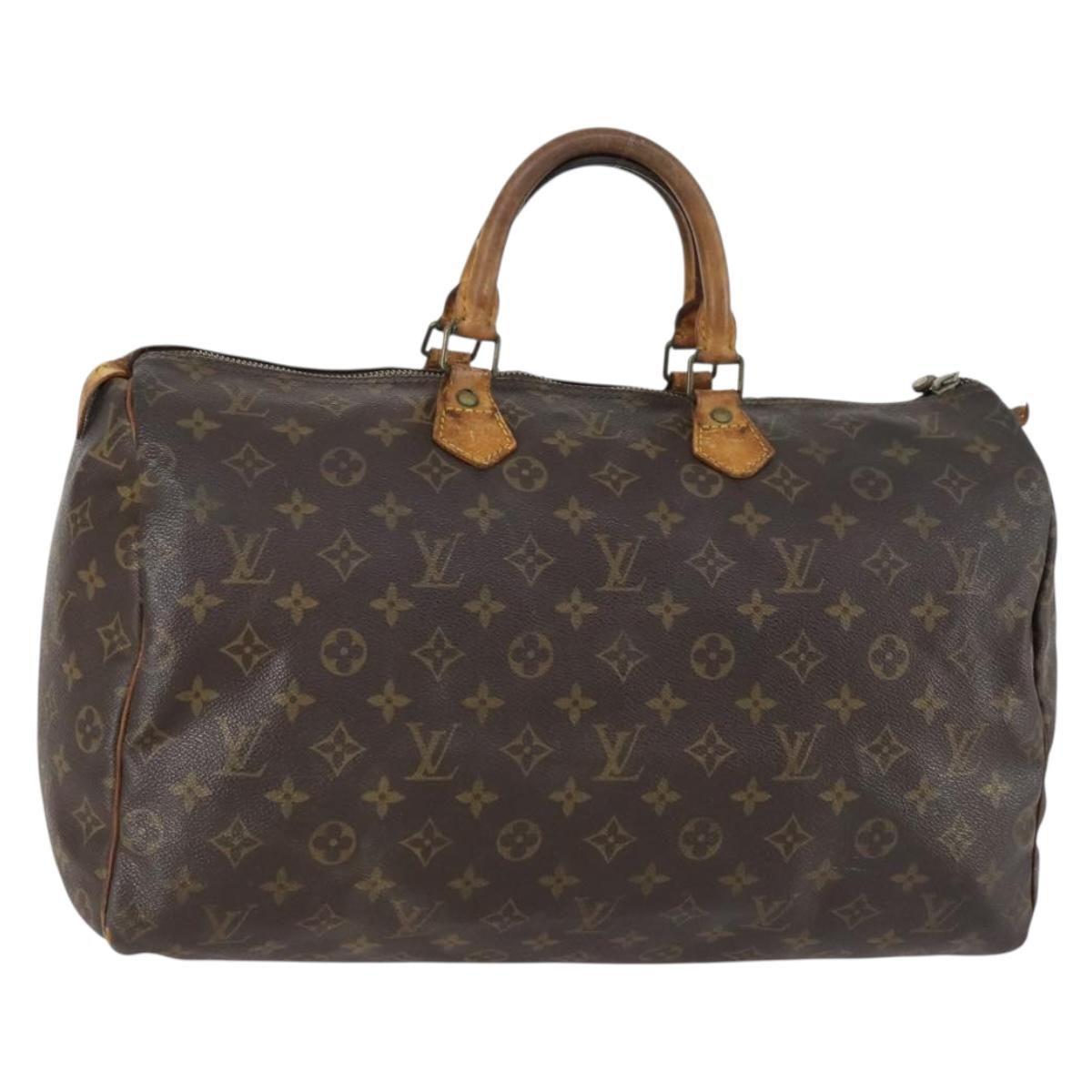 LOUIS VUITTON Monogram Speedy 40 Hand Bag M41522 LV Auth 151245
